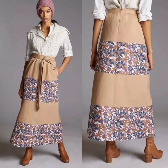 Anthropologie Skirts Anthropologie Sachin & Babi Jacquard Tiered Maxi Skirt - Picture 3 of 7